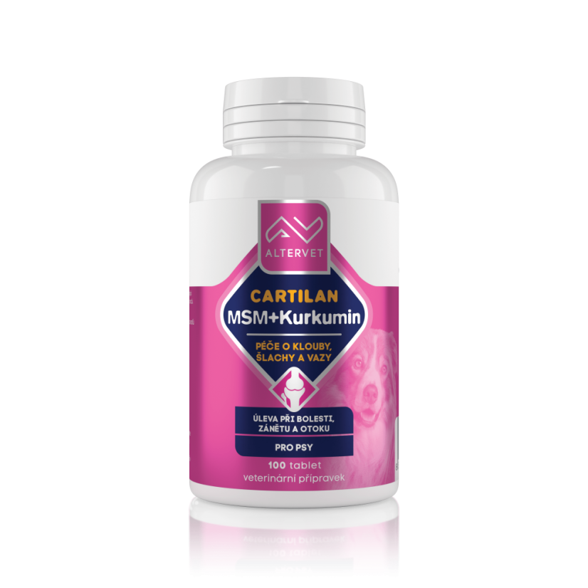 CARTILAN MSM+Kurkumin - Počet tablet: 100 tablet